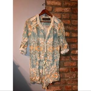 Twelfth Street by Cynthia Vincent Floral Romper